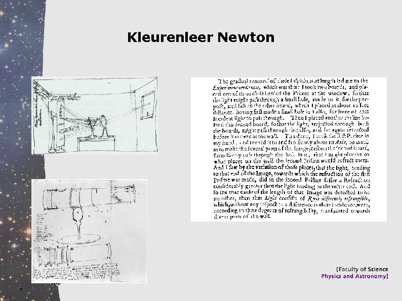 Kleurenleer Newton 7 