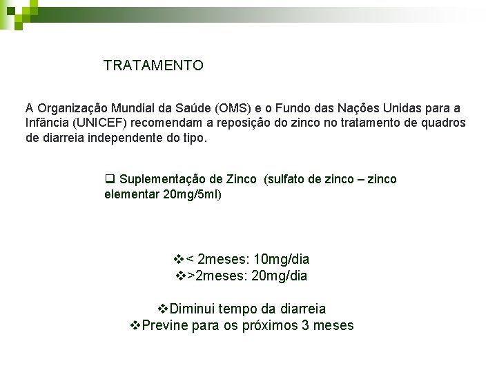 TRATAMENTO A Organização Mundial da Saúde (OMS) e o Fundo das Nações Unidas para TRATAMENTO A Organização Mundial da Saúde (OMS) e o Fundo das Nações Unidas para