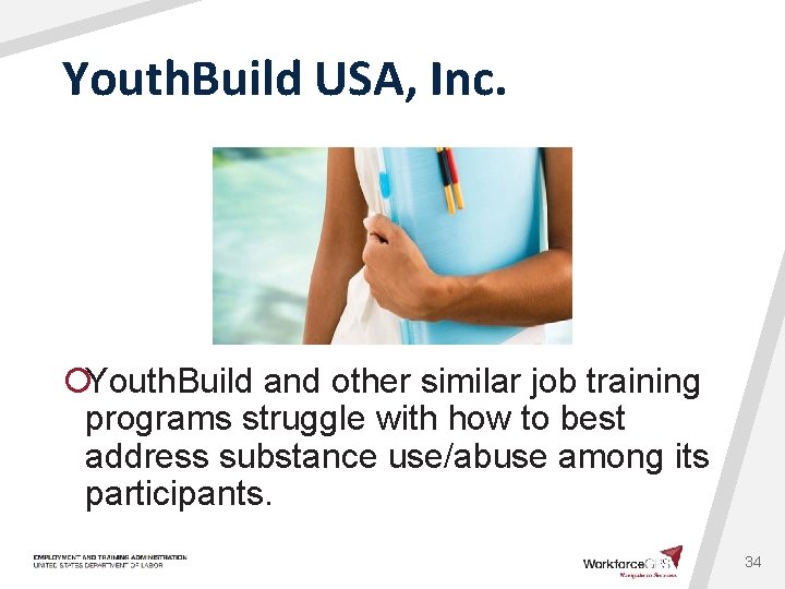 Youth. Build USA, Inc. ¡Youth. Build and other similar job training programs struggle with