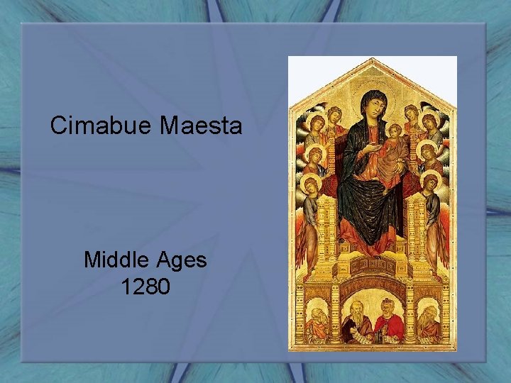 Cimabue Maesta Middle Ages 1280 