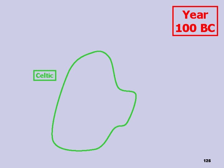 Year 100 BC Celtic 125 