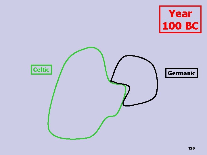 Year 100 BC Celtic Germanic 126 