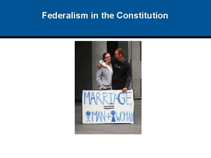 Federalism in the Constitution 