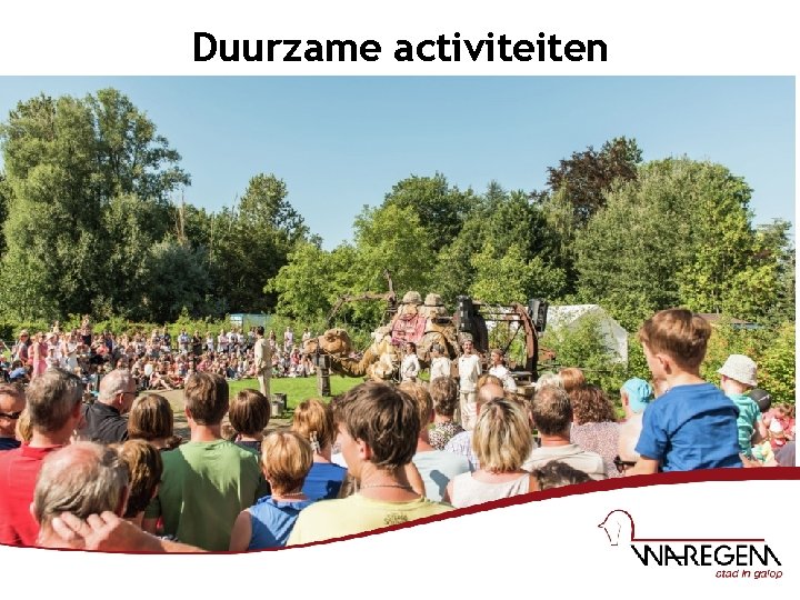 Duurzame activiteiten Jeugdwerking 2009 