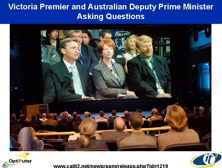 Victoria Premier and Australian Deputy Prime Minister Asking Questions 