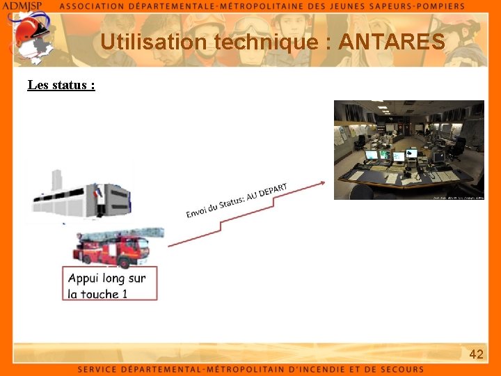 Utilisation technique : ANTARES Les status : 42 