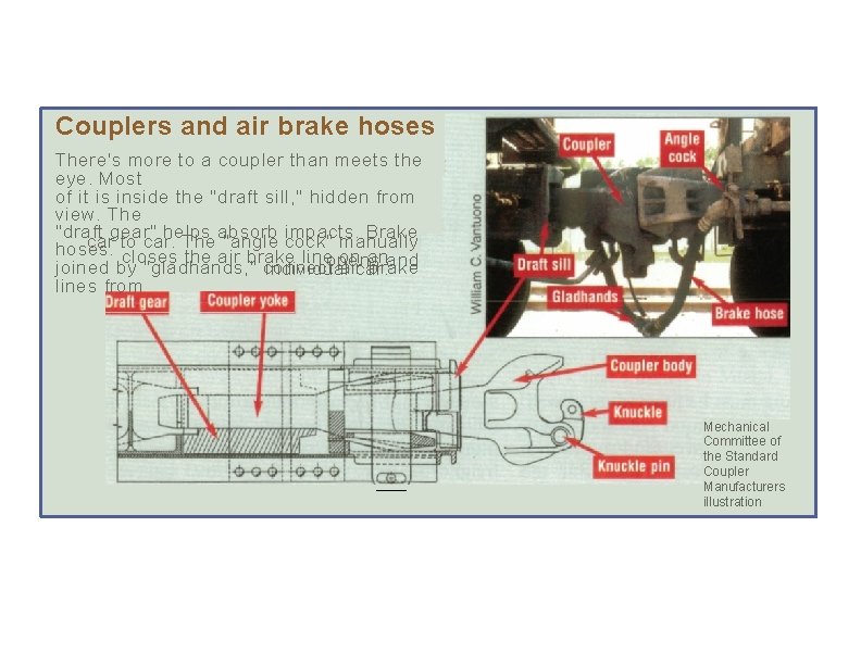 Couplers and air brake hoses There's more to a coupler than meets the eye.