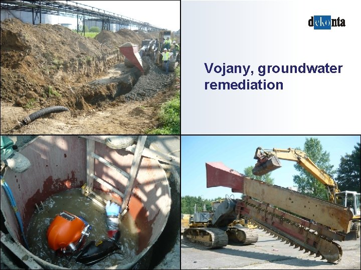 Vojany, groundwater remediation 