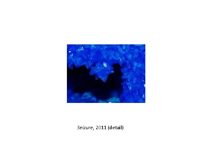 Seizure, 2011 (detail) 