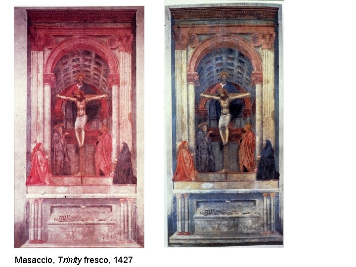 Masaccio, Trinity fresco, 1427 