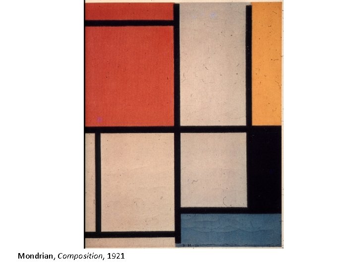Mondrian, Composition, 1921 
