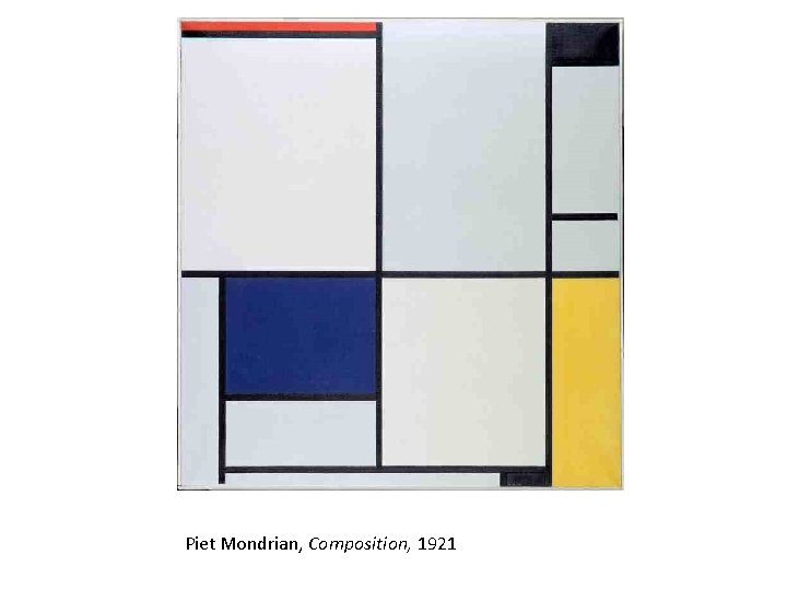 Piet Mondrian, Composition, 1921 