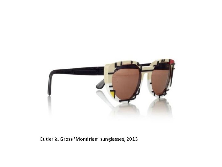 Cutler & Gross ‘Mondrian’ sunglasses, 2013 