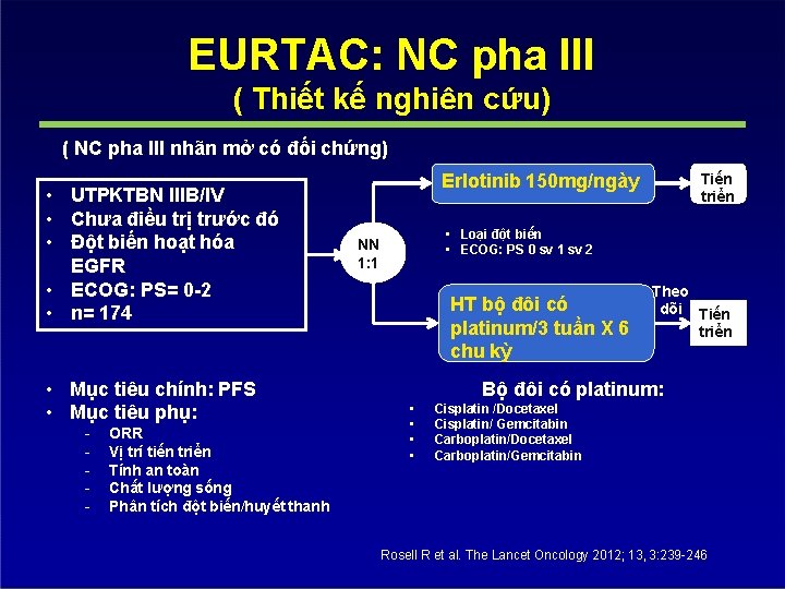 EURTAC: NC pha III ( Thiết kế nghiên cứu) ( NC pha III nhãn