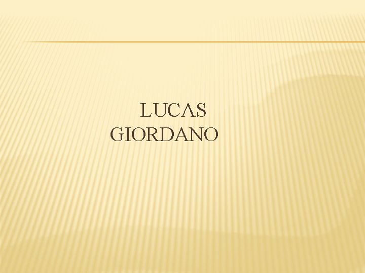 LUCAS GIORDANO 