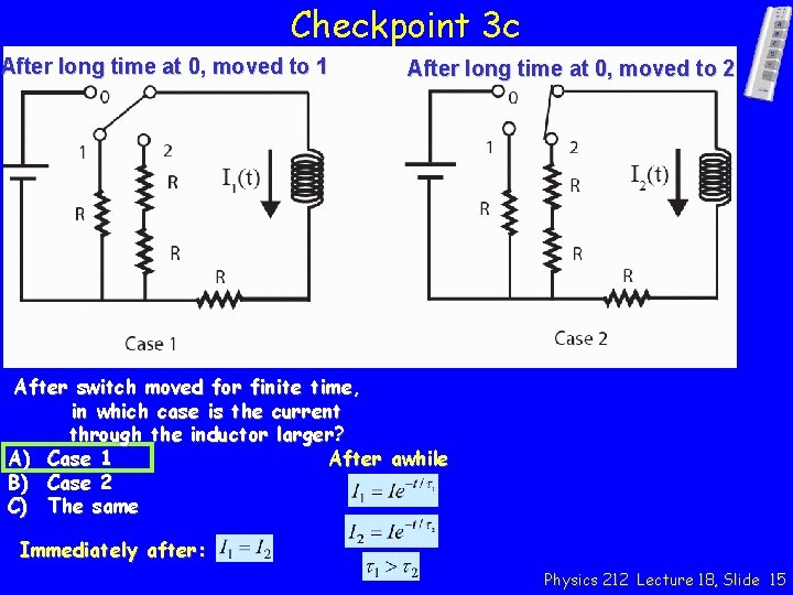 Checkpoint 3 c After long time at 0, moved to 1 After long time