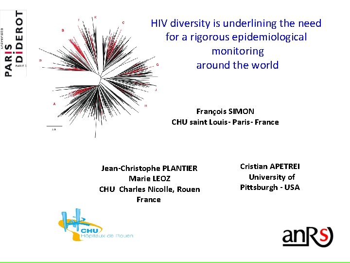 HIV diversity is underlining the need for a rigorous epidemiological monitoring around the world