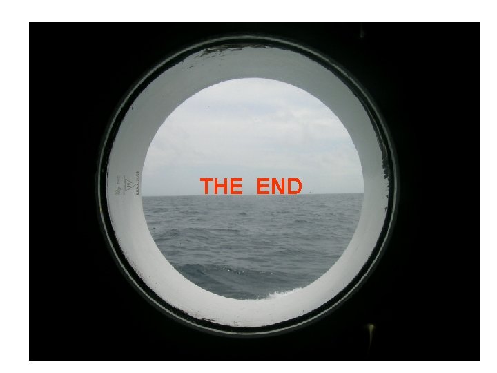 THE END THE END