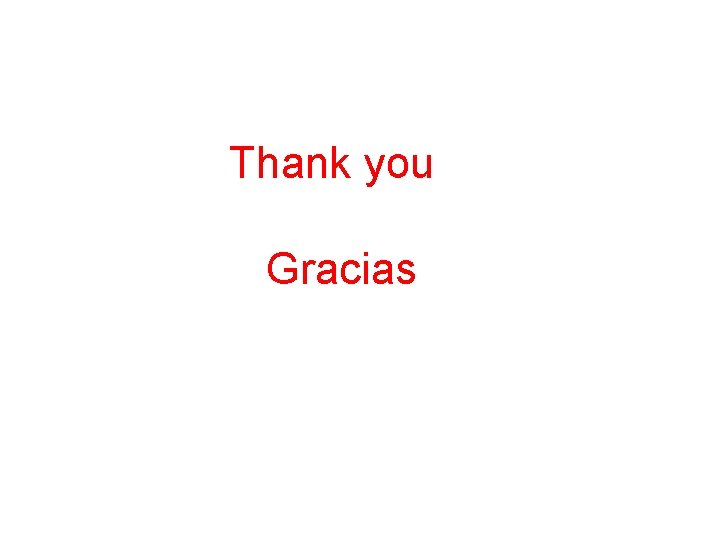 Thank you Gracias 