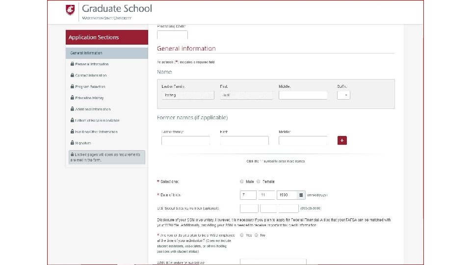 Graduate School Information Session 