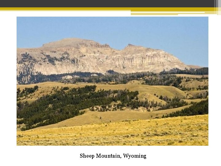 Sheep Mountain, Wyoming 