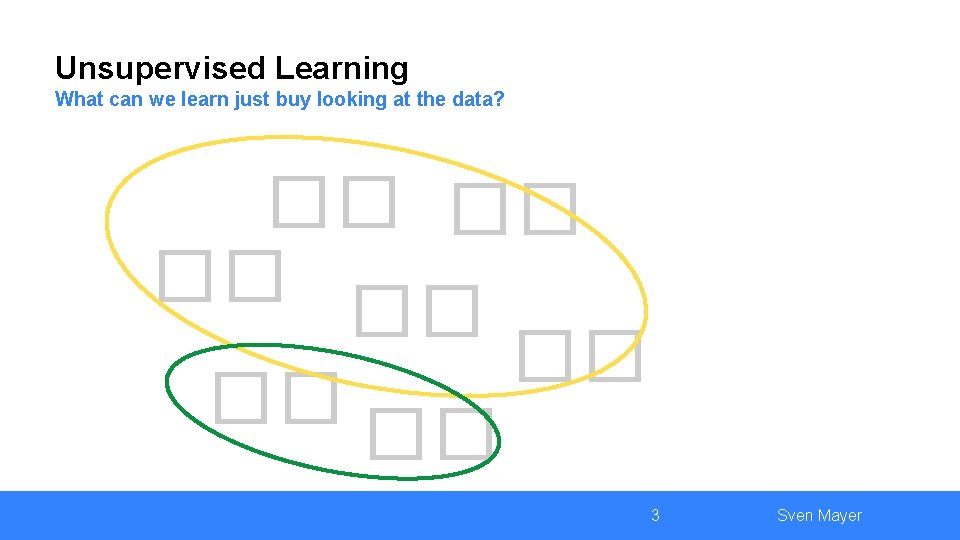 Unsupervised Learning What can we learn just buy looking at the data? �� ��