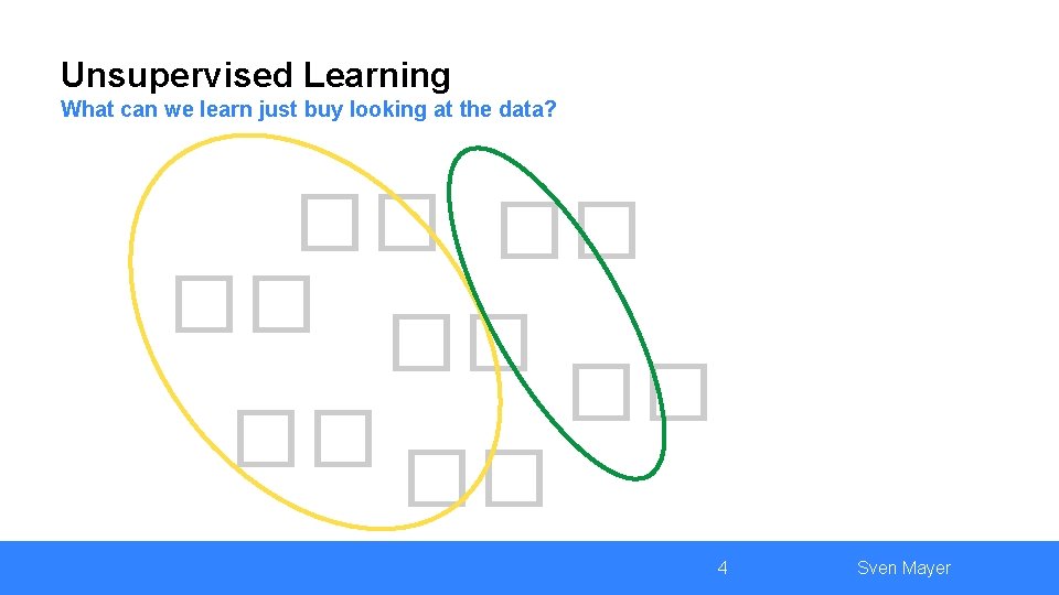 Unsupervised Learning What can we learn just buy looking at the data? �� ��
