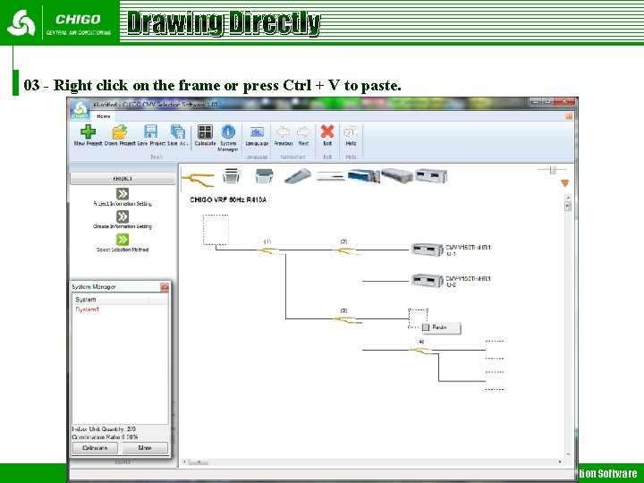 Drawing Directly 03 - Right click on the frame or press Ctrl + V Drawing Directly 03 - Right click on the frame or press Ctrl + V