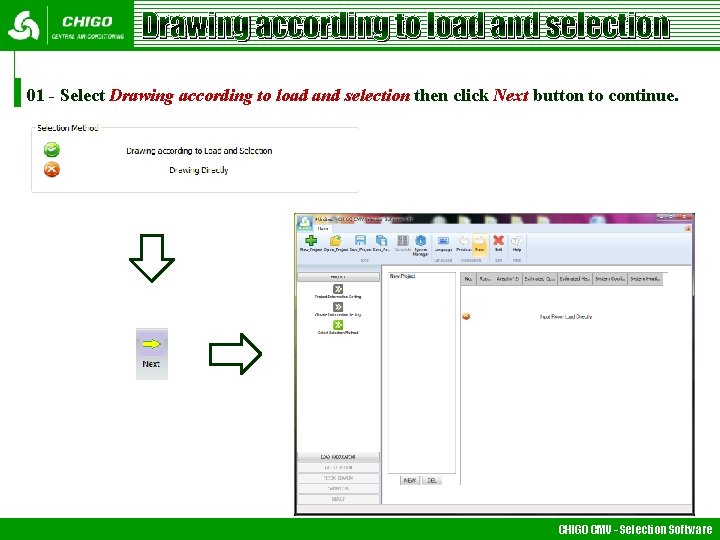 Drawing according to load and selection 01 - Select Drawing according to load and Drawing according to load and selection 01 - Select Drawing according to load and
