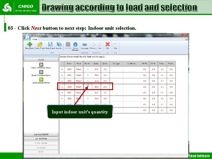 Drawing according to load and selection 03 - Click Next button to next step: Drawing according to load and selection 03 - Click Next button to next step: