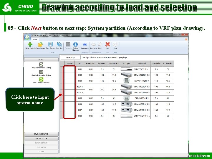 Drawing according to load and selection 05 - Click Next button to next step: Drawing according to load and selection 05 - Click Next button to next step: