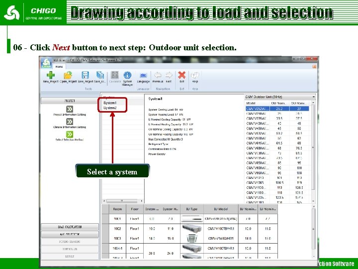 Drawing according to load and selection 06 - Click Next button to next step: Drawing according to load and selection 06 - Click Next button to next step: