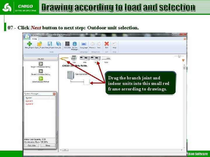 Drawing according to load and selection 07 - Click Next button to next step: Drawing according to load and selection 07 - Click Next button to next step:
