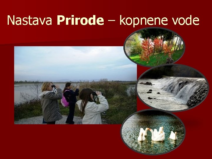 Nastava Prirode – kopnene vode 