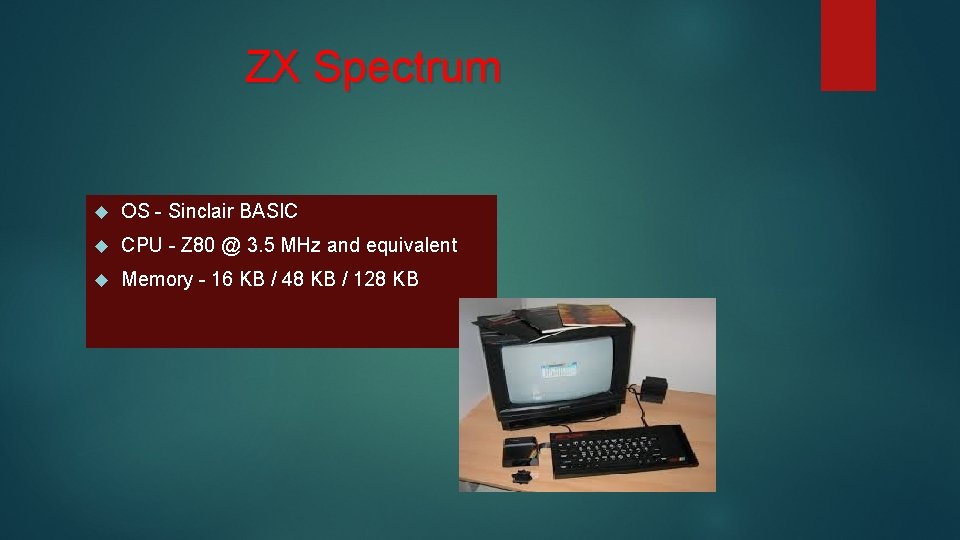 Sinclair Basic Os Kuna osobna raunala s poetka 1980 ih Home