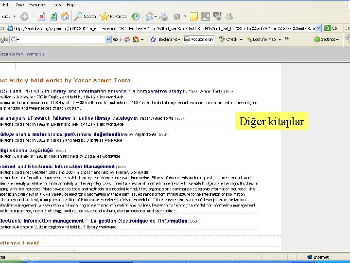 Diğer kitaplar BBY 220 SLAYT 23 