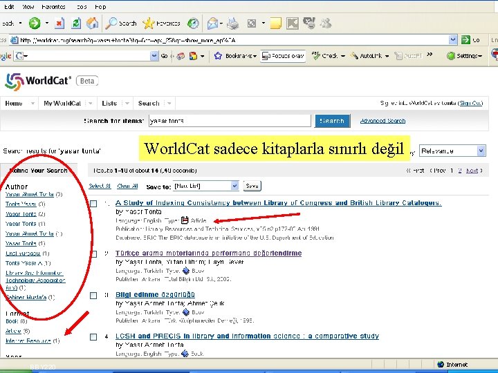 World. Cat sadece kitaplarla sınırlı değil BBY 220 SLAYT 26 