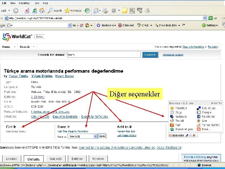 Diğer seçenekler BBY 220 SLAYT 9 