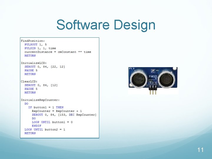 Software Design 11 