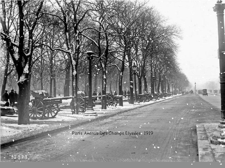 Paris Avenue Des Champs Elysées- 1919 