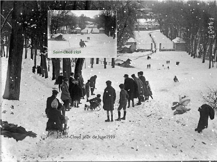 Saint-Cloud 1919 Saint-Cloud jeux de luge 1919 