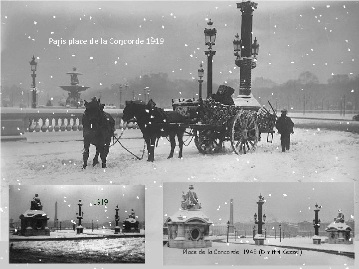 Paris place de la Concorde 1919 Place de la Concorde 1948 (Dimitri Kessel) 