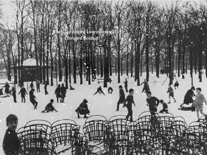 Paris, jardin du Luxembourg 1955 Édouard Boubat 