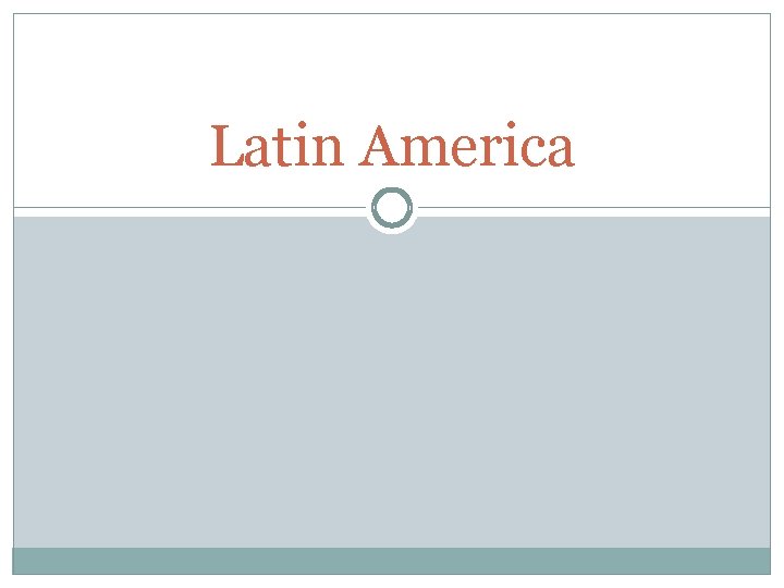 Latin America 