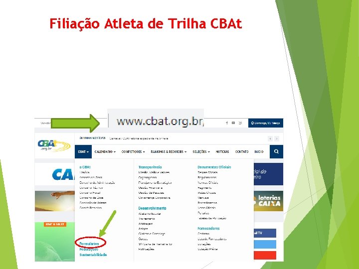 Filiação Atleta de Trilha CBAt 