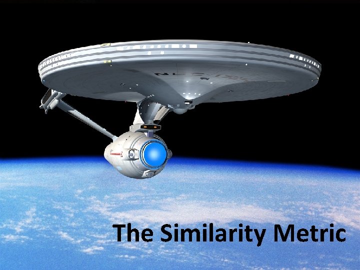 The Similarity Metric 