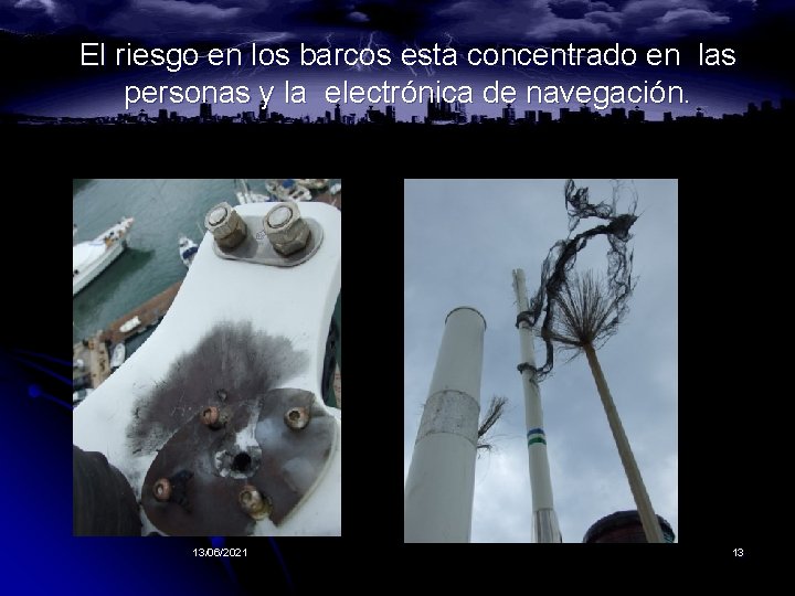 El riesgo en los barcos esta concentrado en las personas y la electrónica de El riesgo en los barcos esta concentrado en las personas y la electrónica de