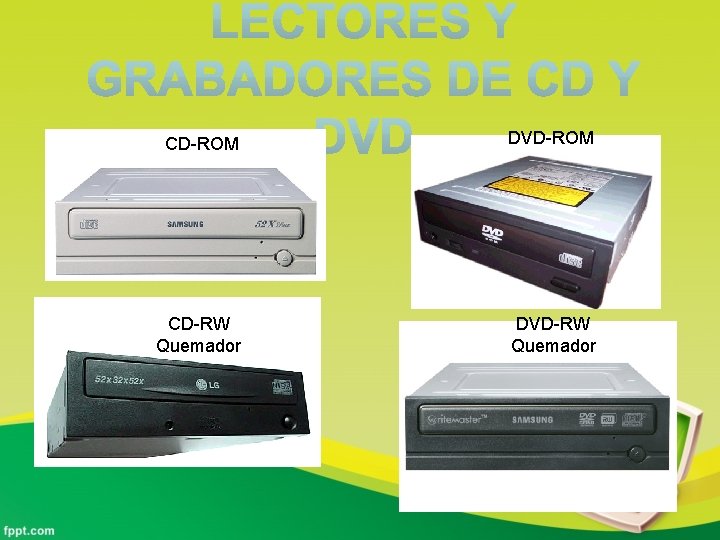 CD-ROM DVD-ROM CD-RW Quemador DVD-RW Quemador 