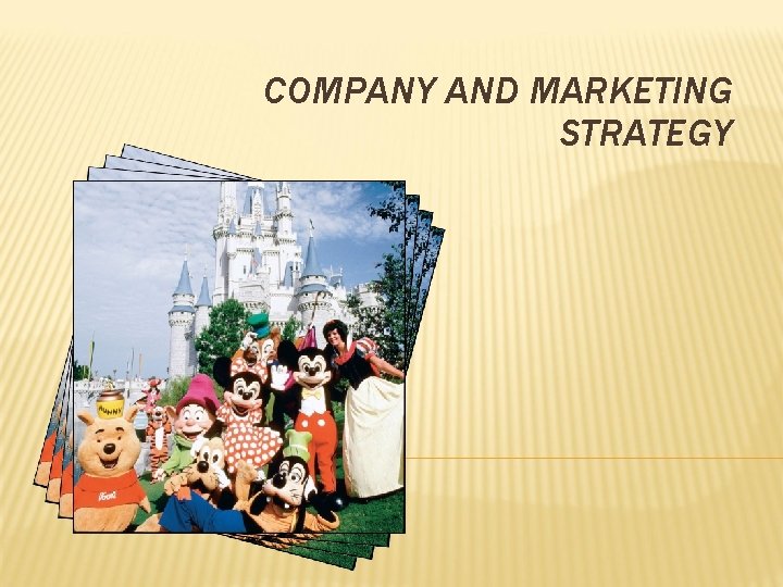 COMPANY AND MARKETING STRATEGY 