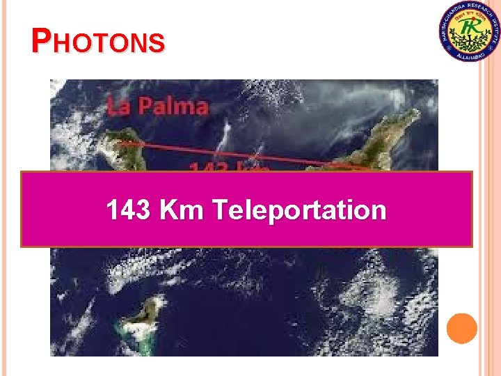 PHOTONS 143 Km Teleportation 